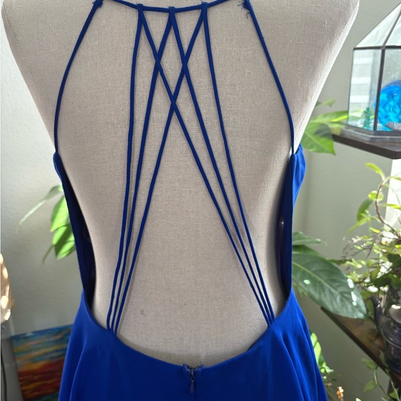 Charlotte Russe Vibrant Blue Strapless Dress - Picture 7 of 8